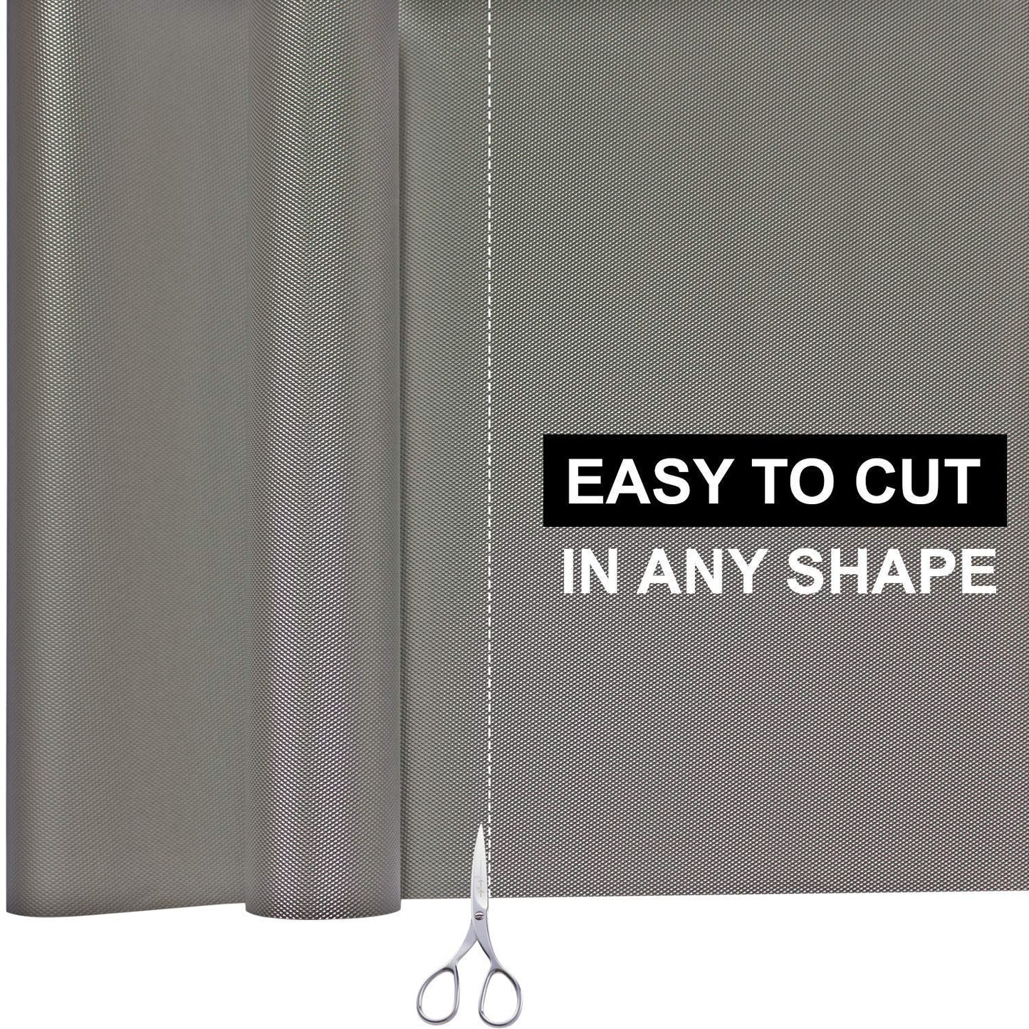 Multipurpose Textured Strong Anti-Slip Mat (45X300 cm, Grey Color)