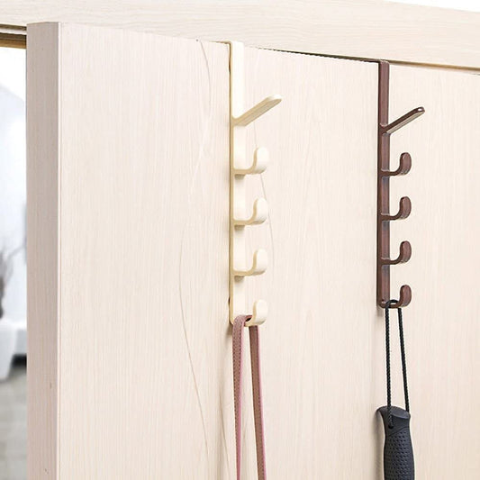 5 Level Door Hook Clothes Hanger, Door Hooks Hangers for Clothes, Towel