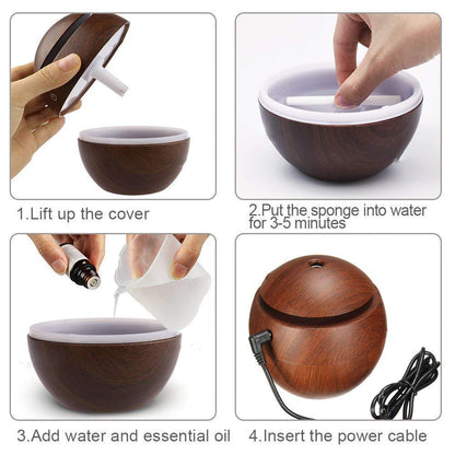 Wooden Cool Essential Oil Diffuser Air
