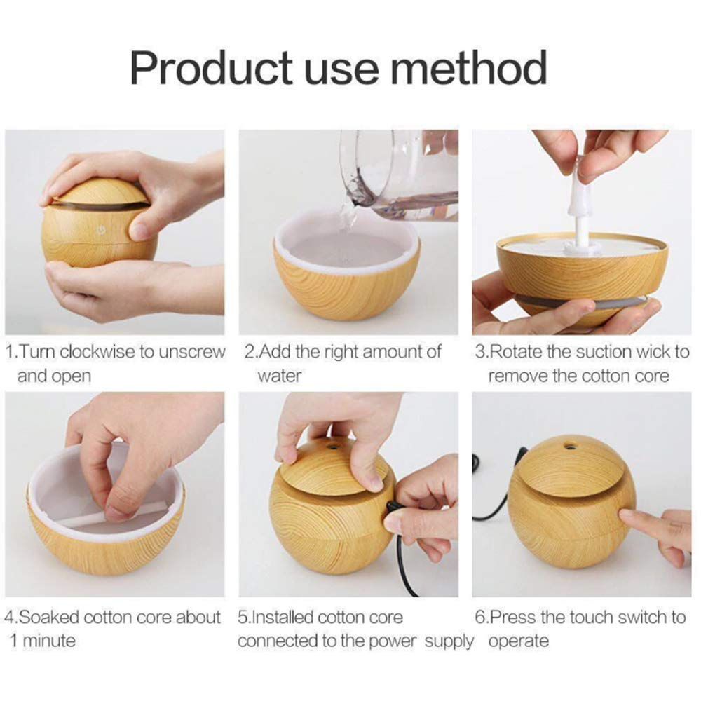Wooden Cool Essential Oil Diffuser Air