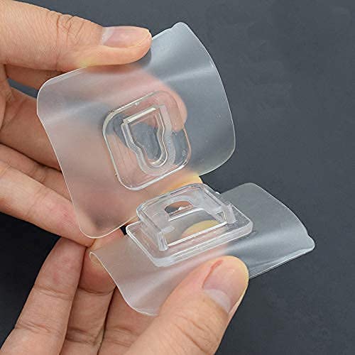 6*6 cm Sticker U Hook Male Female Set- Pack of 5
